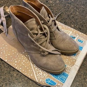 Merona boots, size 9, gray